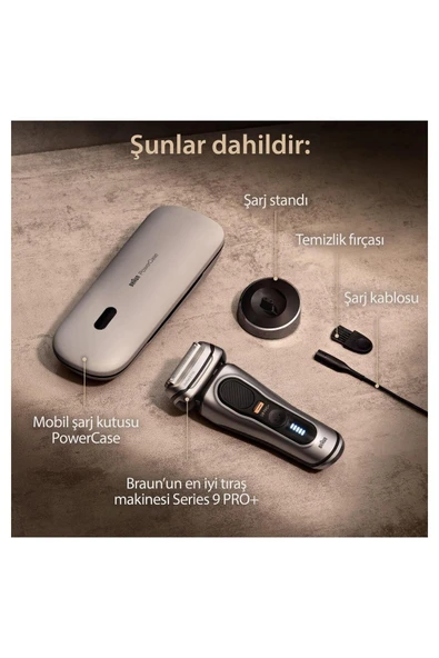 Series 9 Pro 9527s Islak & Kuru Tıraş Makinesi, Powercase - 6