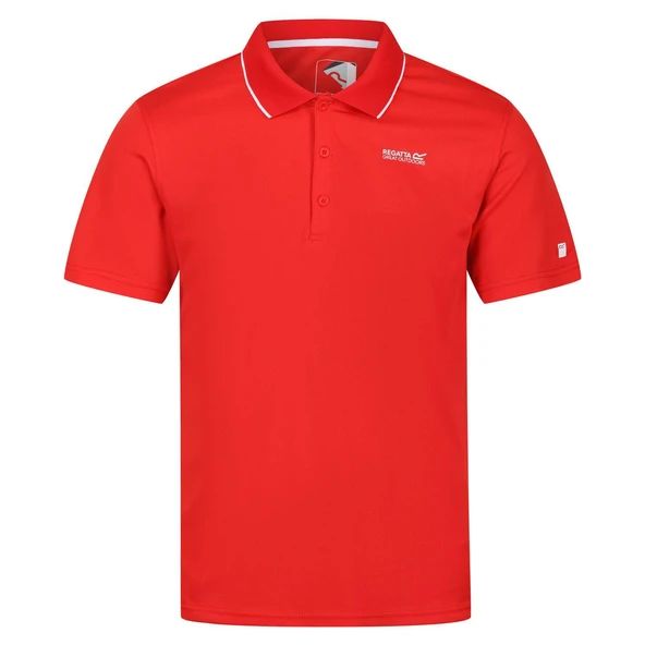 Regatta Maverik V Polo Yaka Erkek T-Shirt-KIRMIZI