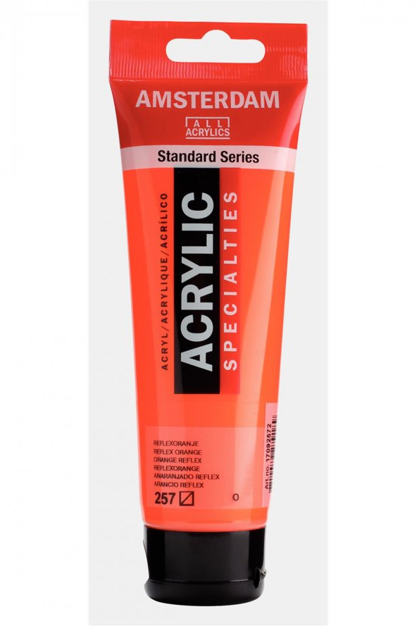 Amsterdam Akrilik Boya 120ml 257 Reflex Orange