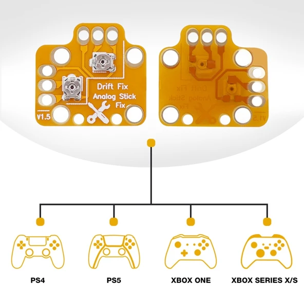 PS5 Analog Drift Fix 2+2 Set Playstation 5 Kol Joystick Motor Tamir Yedek Parça - 6