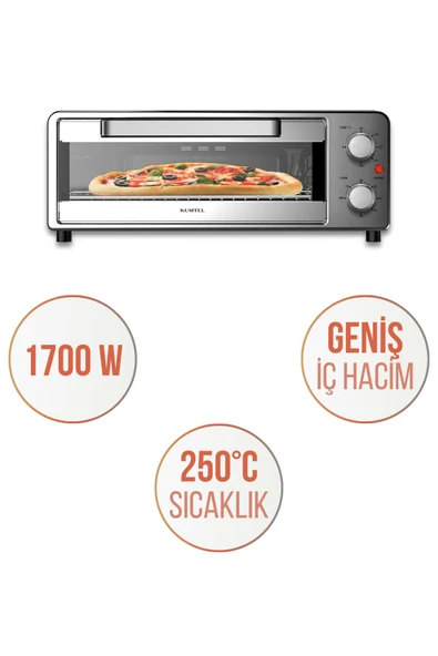 Kumtel Mini Pizza Fırını Ve Hava Fritözü Hpo-01 - 2