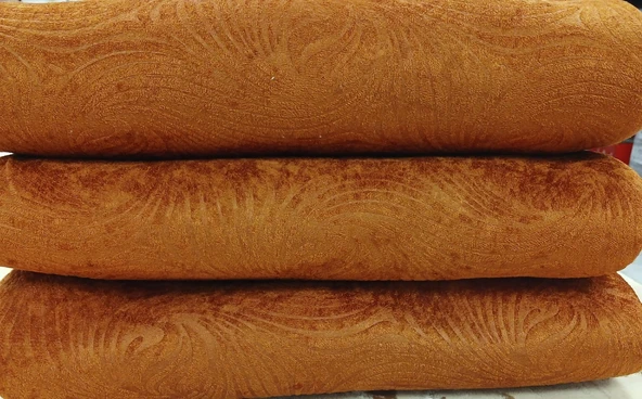 Süngerli İpeksi Lüks Kaymaz Koltuk Çekyat Örtüsü kremit