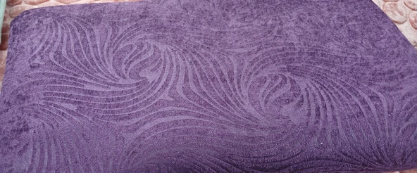 Süngerli İpeksi Lüks Kaymaz Koltuk Çekyat Örtüsü mor - 2