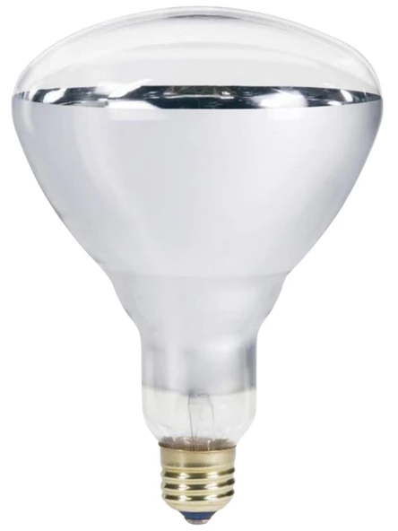 (10 Adet) 250W Kızılötesi (infrared) Isıtıcılı Hayvan Isıtma ve Kuluçka Lambası (Sarı Işık) E27 (Kalın Duy) - 3