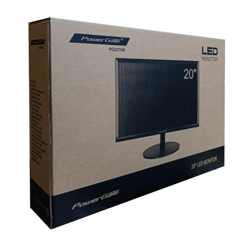 POWERGATE PG20TNB, 20", 5ms, 75Hz, 1600x900, D-Sub, HDMI, TN LED Monitör - Resim 5