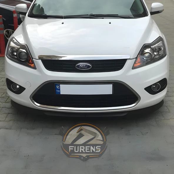 Ford Focus 2,5 2008-2011 Uyumlu H lip Esnek Ön Lip 2 Parça Karlık Ön Ek Tampon Altı Dil - Resim 4