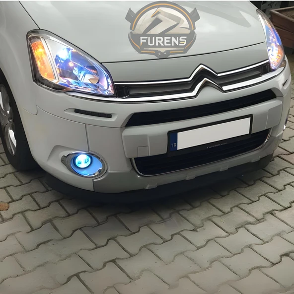 Citroen Berlingo 2009-2018 Uyumlu H lip Esnek Ön Lip 2 Parça Karlık Ön Ek Tampon Altı Dil - 10