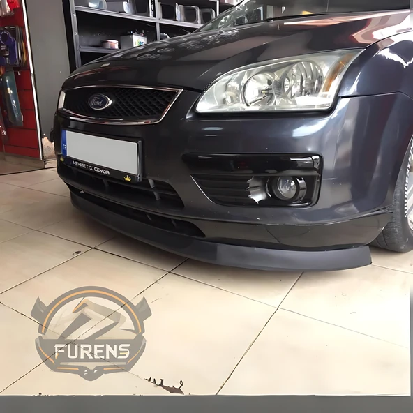 Ford Focus 2 2005-2008 Uyumlu H lip Esnek Ön Lip 2 Parça Karlık Ön Ek Tampon Altı Dil - Resim 3