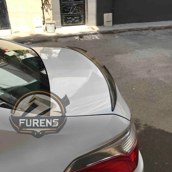 Peugeot 301 Bagaj Üstü Yarasa Spoiler Piano Black - Resim 3