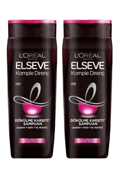 ELSEVE Komple Direnç Karşıtı Şampuan 390 Ml X2