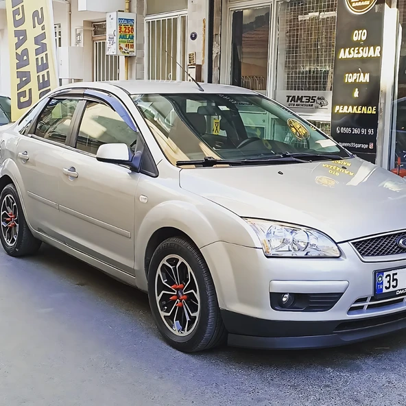 Ford Focus 2 2005-2008 Uyumlu H lip Esnek Ön Lip 2 Parça Karlık Ön Ek Tampon Altı Dil - Resim 6