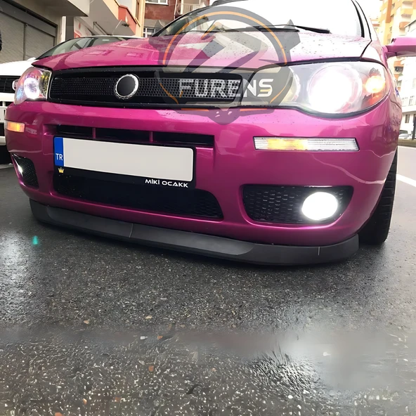 Fiat Palio 1997-2012 Uyumlu H lip Esnek Ön Lip 2 Parça Karlık Ön Ek Tampon Altı Dil - Resim 12