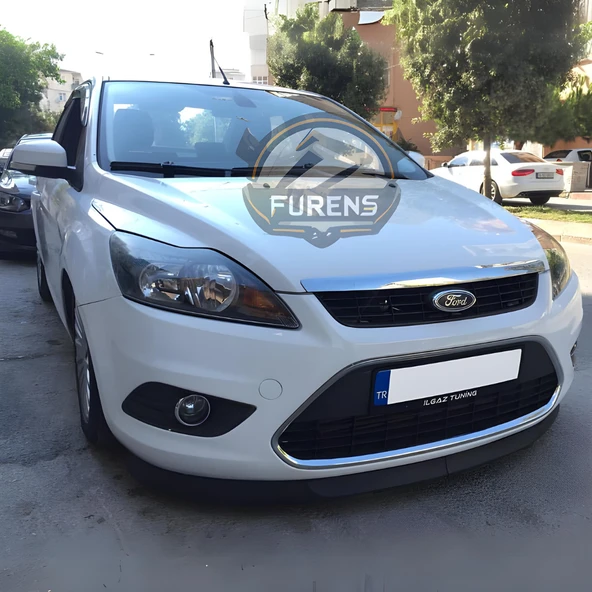 Ford Focus 2,5 2008-2011 Uyumlu H lip Esnek Ön Lip 2 Parça Karlık Ön Ek Tampon Altı Dil - Resim 9
