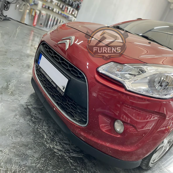 Citroen C3 2010-2015 Uyumlu H lip Esnek Ön Lip 2 Parça Karlık Ön Ek Tampon Altı Dil - Resim 3