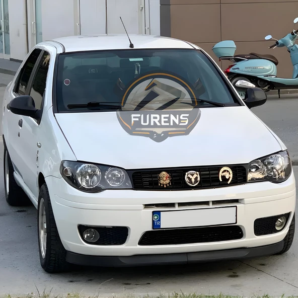 Fiat Albea 2002-2013 Uyumlu H lip Esnek Ön Lip 2 Parça Karlık Ön Ek Tampon Altı Dil - Resim 3