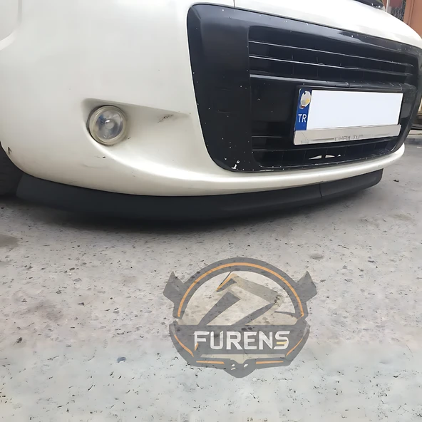 Fiat Fiorino 2008-2023 Uyumlu H lip Esnek Ön Lip 2 Parça Karlık Ön Ek Tampon Altı Dil - Resim 10