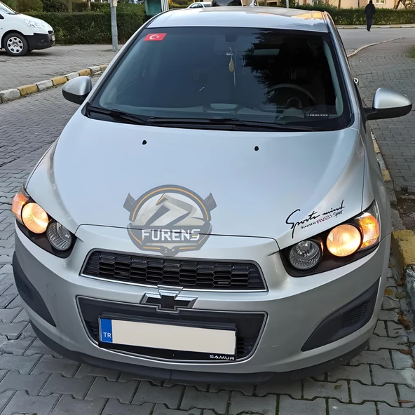 Chevrolet Aveo 2010-2013 Uyumlu H lip Esnek Ön Lip 2 Parça Karlık Ön Ek Tampon Altı Dil - Resim 4
