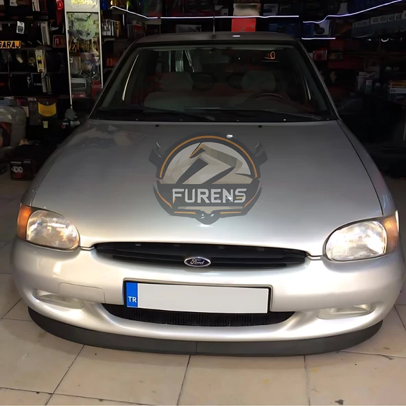 Ford Escort 1993-2003 Uyumlu H lip Esnek Ön Lip 2 Parça Karlık Ön Ek Tampon Altı Dil - Resim 6