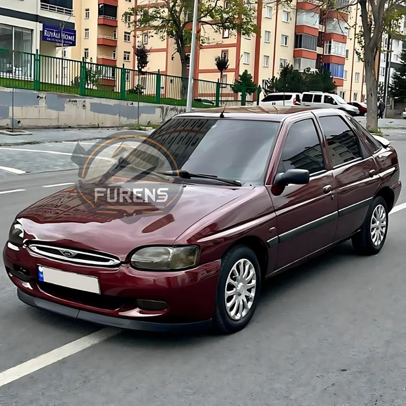 Ford Escort 1993-2003 Uyumlu H lip Esnek Ön Lip 2 Parça Karlık Ön Ek Tampon Altı Dil - Resim 5