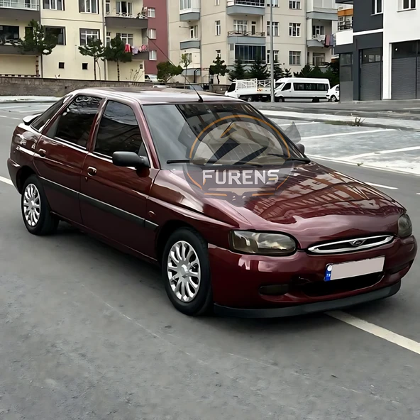 Ford Escort 1993-2003 Uyumlu H lip Esnek Ön Lip 2 Parça Karlık Ön Ek Tampon Altı Dil - Resim 4
