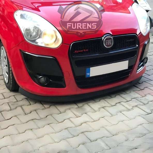 Fiat Doblo 3 2011-2014 Uyumlu H lip Esnek Ön Lip 2 Parça Karlık Ön Ek Tampon Altı Dil - Resim 12