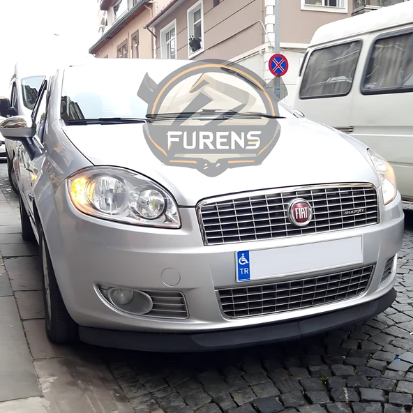 Fiat Linea 2007-2017 Uyumlu H lip Esnek Ön Lip 2 Parça Karlık Ön Ek Tampon Altı Dil - Resim 2