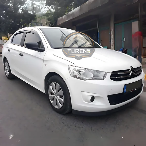 Citroen C Eleysee 2013-2023 Uyumlu H lip Esnek Ön Lip 2 Parça Karlık Ön Ek Tampon Altı Dil - Resim 5