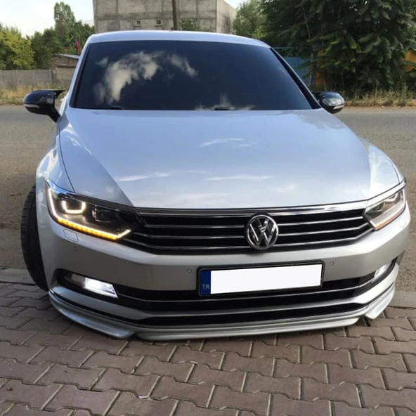 Volksvogen Passat B8 2015- 2023 arası tüm  modellere uygun Batman Yarasa Ayna Kapağı Piano Black Abs Plastik - 4
