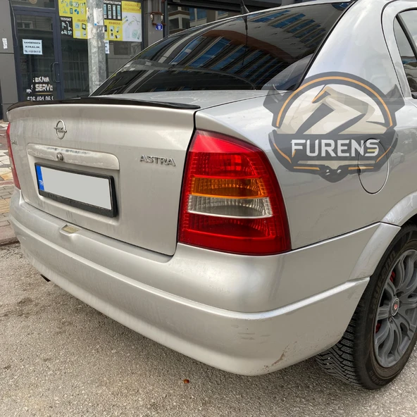 Opel Astra G Bagaj Üstü Yarasa Spoiler Bagaj Çıtası Piano Black - Resim 5
