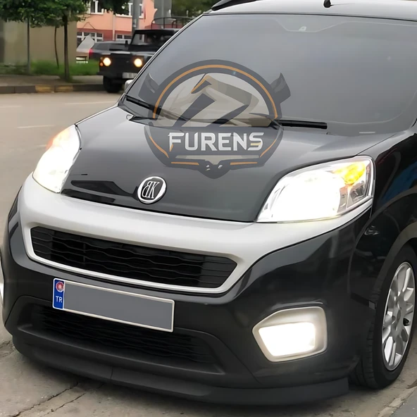 Fiat Fiorino 2008-2023 Uyumlu H lip Esnek Ön Lip 2 Parça Karlık Ön Ek Tampon Altı Dil - Resim 4