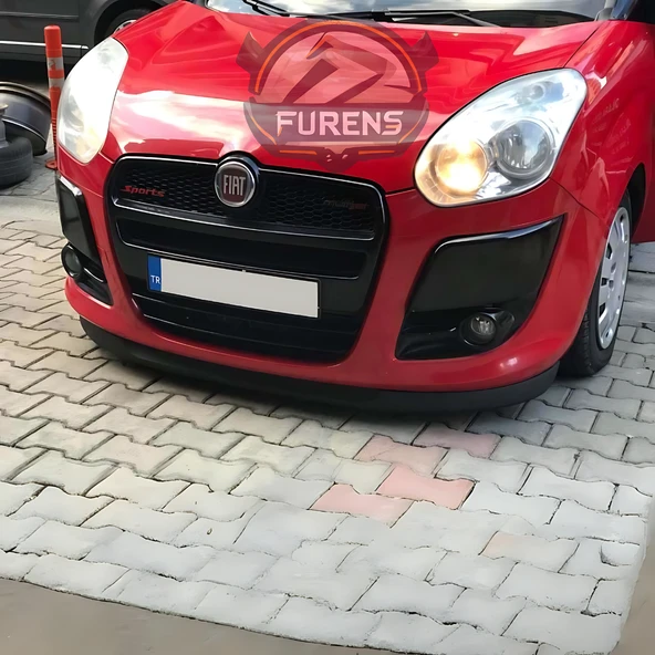 Fiat Doblo 3 2011-2014 Uyumlu H lip Esnek Ön Lip 2 Parça Karlık Ön Ek Tampon Altı Dil - Resim 11