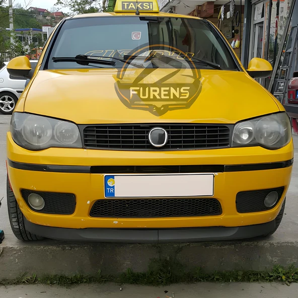 Fiat Albea 2002-2013 Uyumlu H lip Esnek Ön Lip 2 Parça Karlık Ön Ek Tampon Altı Dil - Resim 4