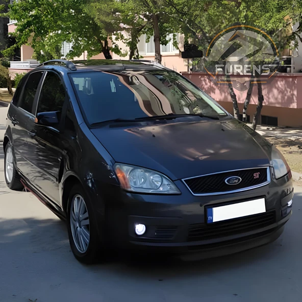 Ford C-Max 2003-2010 Uyumlu H lip Esnek Ön Lip 2 Parça Karlık Ön Ek Tampon Altı Dil - Resim 5