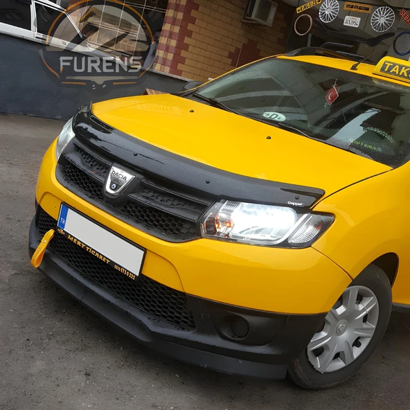 Dacia Logan MCV 2013-2020 Uyumlu H lip Esnek Ön Lip 2 Parça Karlık Ön Ek Tampon Altı Dil - Resim 3