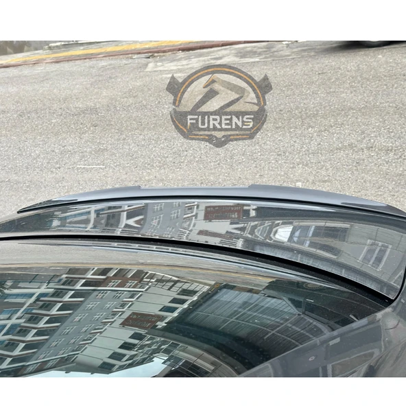 Honda Vtec 2001-2005 Bagaj Üstü Slim Yarasa Spoiler Parlak Siyah - Resim 5