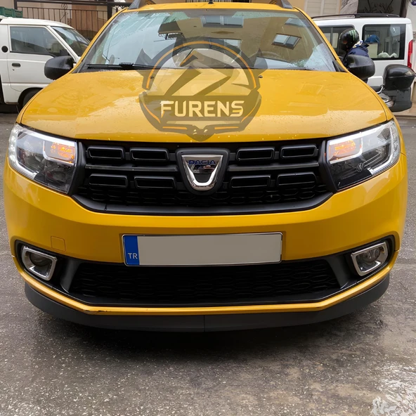 Dacia Logan MCV 2013-2020 Uyumlu H lip Esnek Ön Lip 2 Parça Karlık Ön Ek Tampon Altı Dil - Resim 8