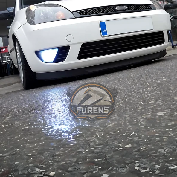 Ford Fiesta 2002-2008 Uyumlu H lip Esnek Ön Lip 2 Parça Karlık Ön Ek Tampon Altı Dil - Resim 9