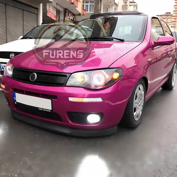 Fiat Palio 1997-2012 Uyumlu H lip Esnek Ön Lip 2 Parça Karlık Ön Ek Tampon Altı Dil - Resim 9