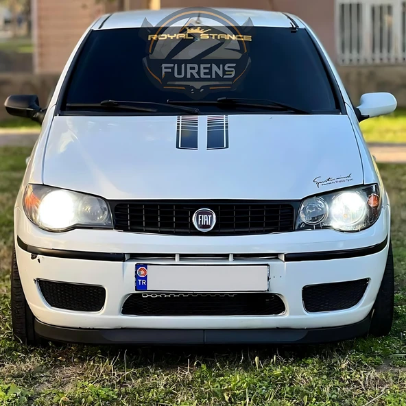 Fiat Palio 1997-2012 Uyumlu H lip Esnek Ön Lip 2 Parça Karlık Ön Ek Tampon Altı Dil - Resim 3