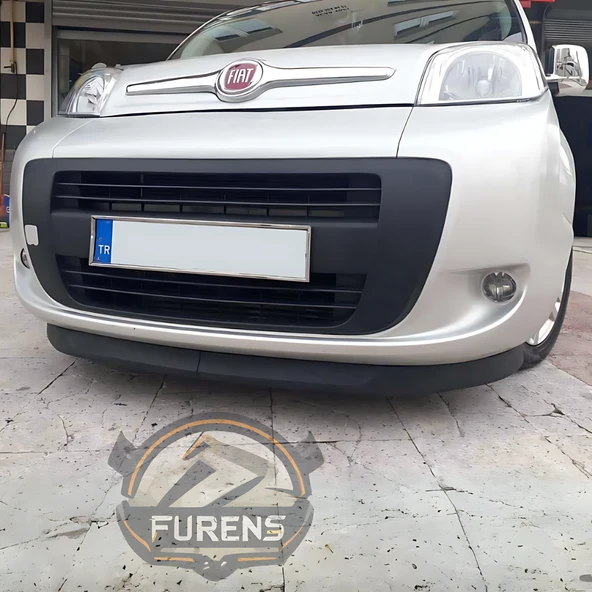 Fiat Fiorino 2008-2023 Uyumlu H lip Esnek Ön Lip 2 Parça Karlık Ön Ek Tampon Altı Dil - Resim 11