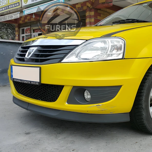 Dacia Logan MCV 2008-2012 Uyumlu H lip Esnek Ön Lip 2 Parça Karlık Ön Ek Tampon Altı Dil - Resim 2