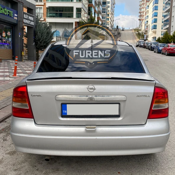 Opel Astra G Bagaj Üstü Yarasa Spoiler Bagaj Çıtası Piano Black - Resim 2