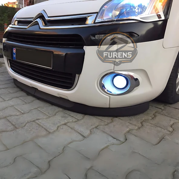 Citroen Berlingo 2009-2018 Uyumlu H lip Esnek Ön Lip 2 Parça Karlık Ön Ek Tampon Altı Dil - 12