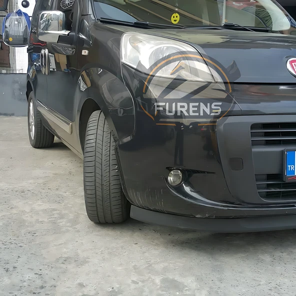 Fiat Fiorino 2008-2023 Uyumlu H lip Esnek Ön Lip 2 Parça Karlık Ön Ek Tampon Altı Dil - Resim 5