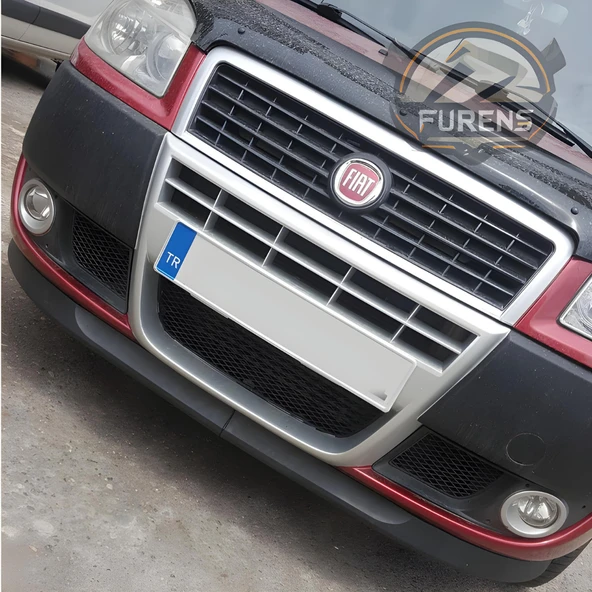 Fiat Doblo 2 2005-2010 Uyumlu H lip Esnek Ön Lip 2 Parça Karlık Ön Ek Tampon Altı Dil - Resim 4
