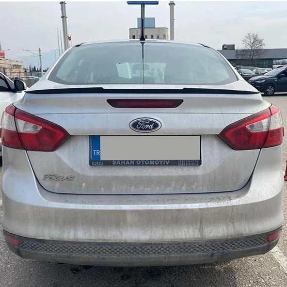 Ford Focus (2012-2018) 3, 3.5, 4 Sedan Kasa Bagaj Üstü Yarasa Spoiler - Resim 2