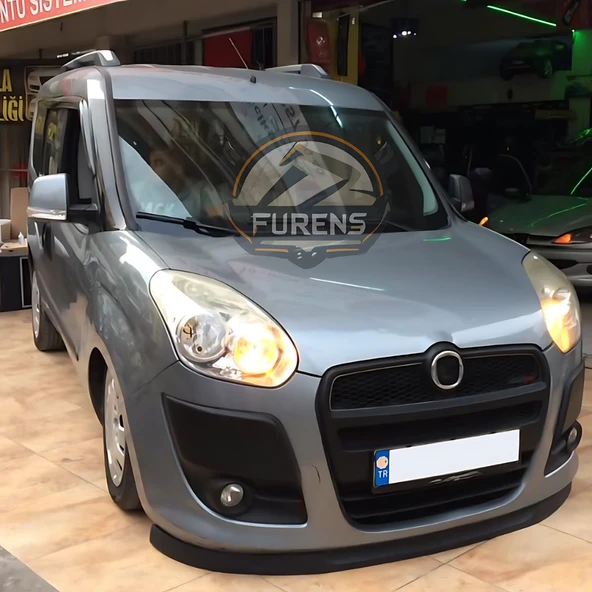 Fiat Doblo 3 2011-2014 Uyumlu H lip Esnek Ön Lip 2 Parça Karlık Ön Ek Tampon Altı Dil - Resim 10