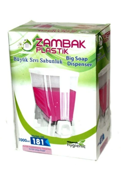 Zambak Plastik Zambak Sivi Sabunluk 100 Ml Zp-181