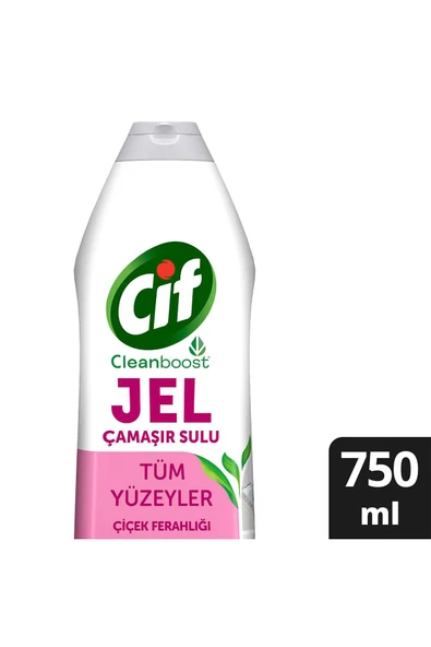 Cif Jel Tüm Yüzeyler Çiçek Ferahlığı Yüzey Temizleyici 750 ml