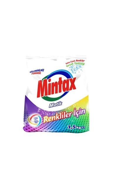 Mintax Toz Çamaşır Deterjanı Renkliler Için Bahçesi 1.5 Kg